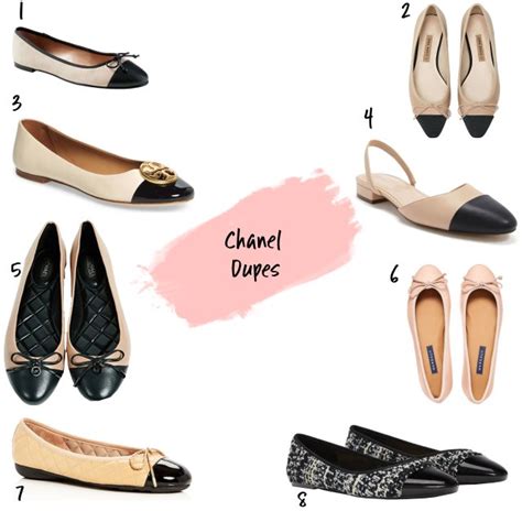 chanel flat dupes|Chanel flats dupe outfit.